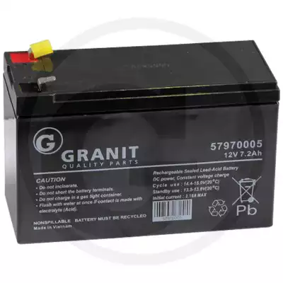 #1825 Akumulátor GARNIT 12V 7.5AH | Príslušenstvo | Akumulátory a nabíjačky